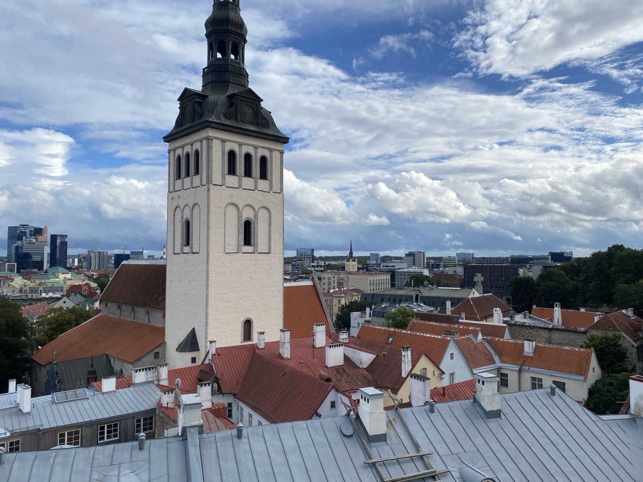 View over Tallinn Old Town from Toompea
